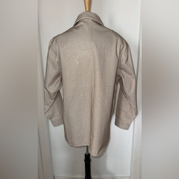 TRIARCHY Ms. Cali Crystal Embellished Denim Jacket - Picture 2 of 9